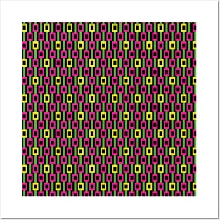 Colorful Rectangular Pattern Posters and Art